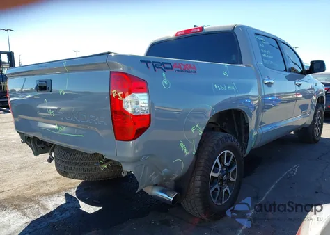 2021 Toyota Tundra Limited из США, поврежденный, VIN 5TFHY5F14MX963182